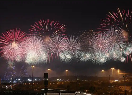 遂川县焰火晚会